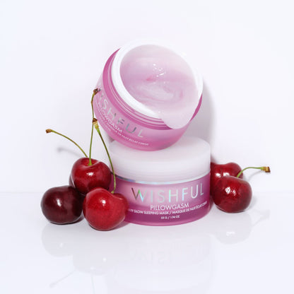 WishFul – Pillowgasm Cherry Glow Sleep Mask – Full Size