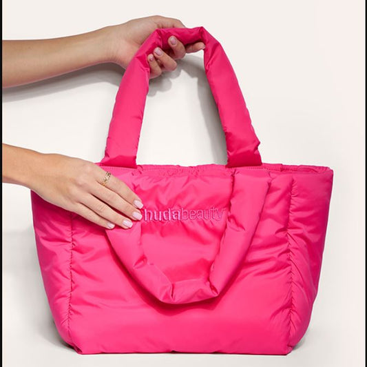 HUDA BEAUTY - PINK TOTE BAG